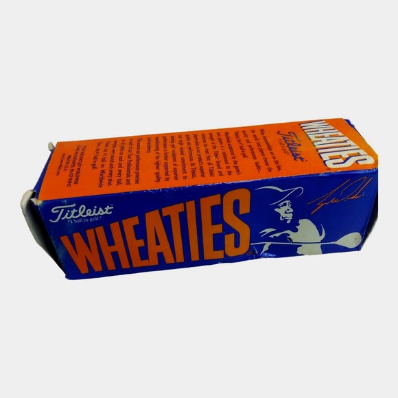 Titleist Wheaties Tiger Woods Golf Balls One Sleeve of 3 Brand New Balls - Picture 3 of 6